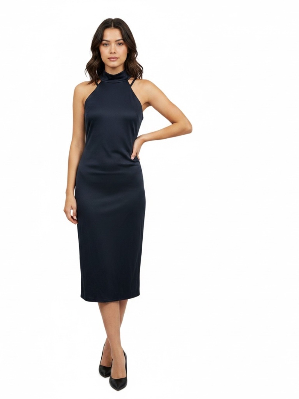 Susana Monaco onyx dress size Large NWT
